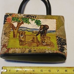 Bueno Safari Embroidered Shoulder Bag